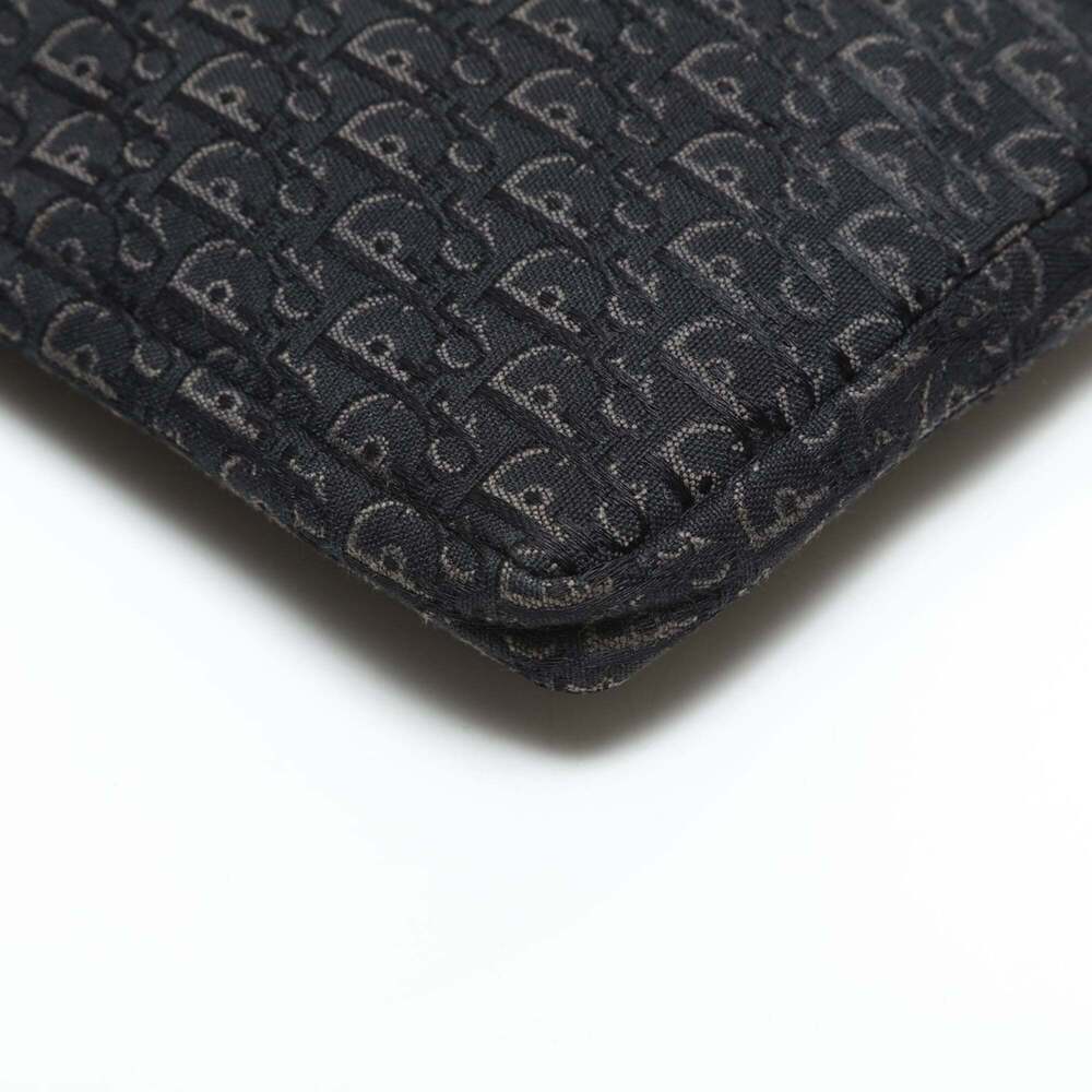 CHRISTIAN DIOR Black Canvas Trotter Shoulder Bag - Picture 6 of 12